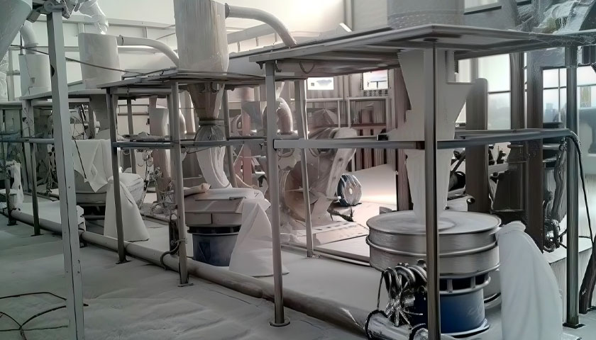 超聲波無粉塵篩分案例